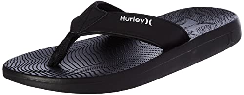 Hurley Herren M Crest Flip-Flop, Schwarz, 41 EU von Hurley