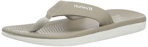 Hurley Herren M Crest Flip-Flop, Taupe, 45 EU von Hurley