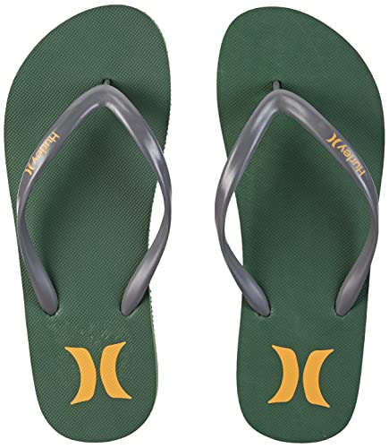 Hurley Herren M Icon Sandalen Flip-Flop, Bronze Grün, 39 EU von Hurley