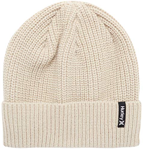 Hurley Herren M Max Cuff 2.0 Beanie Baseballkappe, Hellbeige, Einheitsgröße von Hurley