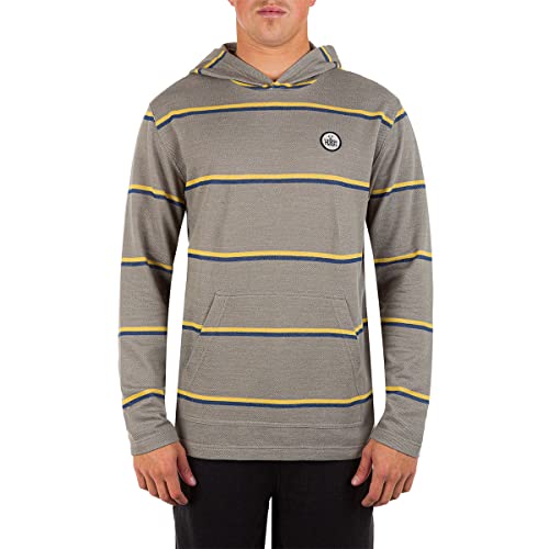 Hurley Herren M Modern Surf Poncho Ls Hood T-Shirt, Light Army, S von Hurley