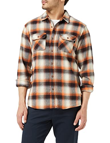 Hurley Herren M Santa Cruz Hvwt Flannel Ls T-Shirt, Grün (medium Olive), L von Hurley