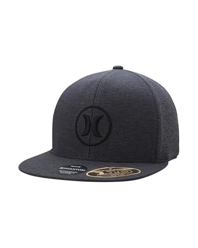 Hurley Herren Mütze - Leichte Phantom Core Snapback Baseball Cap, Schwarz, Einheitsgröße von Hurley