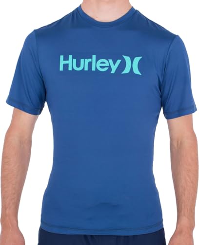 Hurley Herren OAO Quickdry Rashguard SS Rash-Guard-Shirt, Submarine, S von Hurley