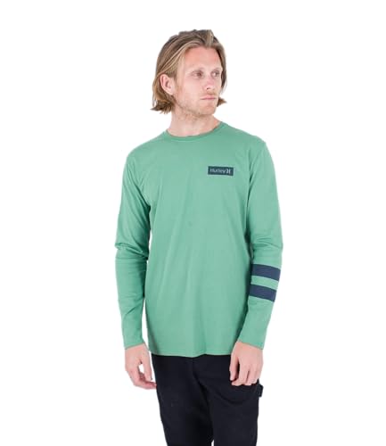 Hurley Herren Oceancare, Schwarz T-Shirt, Grün, L von Hurley