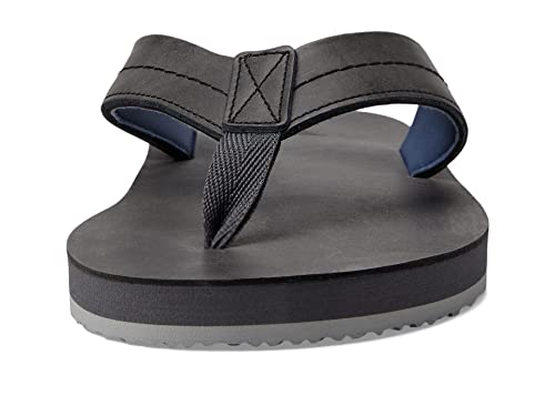 Hurley Herren One and Only Leather Sandal Flipflop, Ion Grey, 44 EU von Hurley