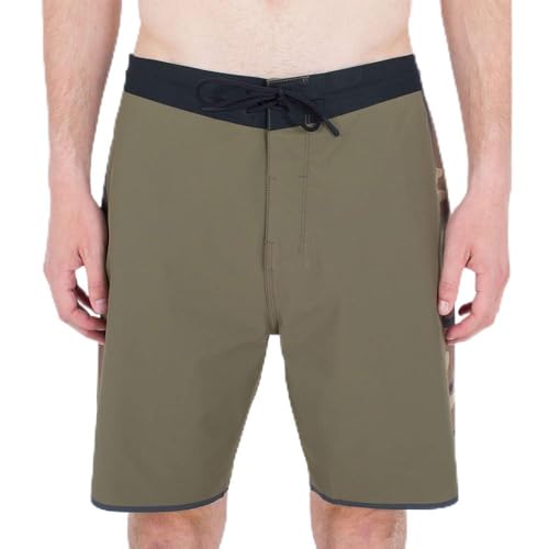 Hurley Herren Phantom+ Sidewinder Fuse 18" Boardshorts, Olive, W28 von Hurley