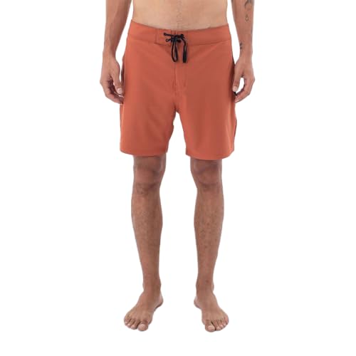 Hurley Herren Phantom Heftklammer, 45,7 cm Boardshorts, Tonfarben (Baked Clay), 30 von Hurley