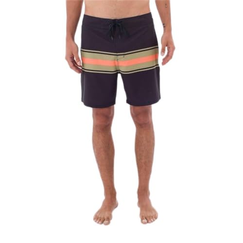 Hurley Herren Phantom Lane 18' Boardshorts, Schwarz, 30 cm von Hurley