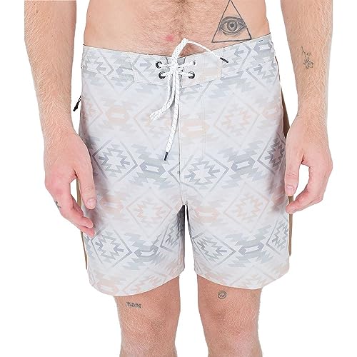 Hurley Herren Phntm Sidewinder Renegade 43 cm Boardshorts, Knochenfarben, W32 von Hurley