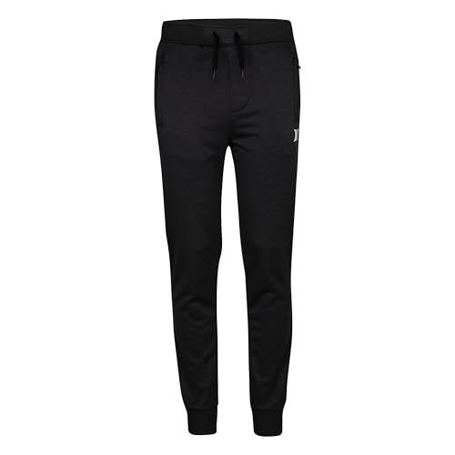 Hurley Jungen Hrlb H2o Dri Solar Jogger Hose, Schwarz meliert 8, 10 años von Hurley