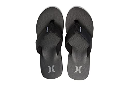 Hurley Layback Flip-Flops Black Grey 9 M von Hurley