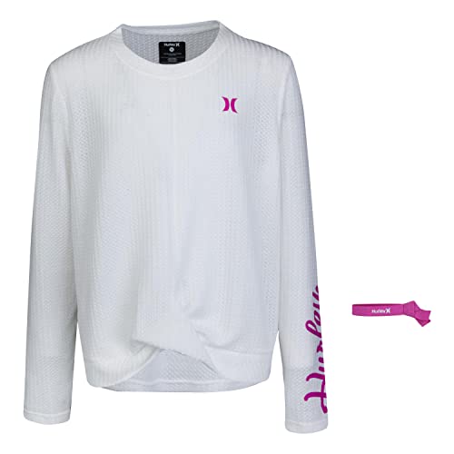 Hurley Mädchen Hrlg Boxy Long Sleeve Top T-Shirt, 782, 18 Años von Hurley