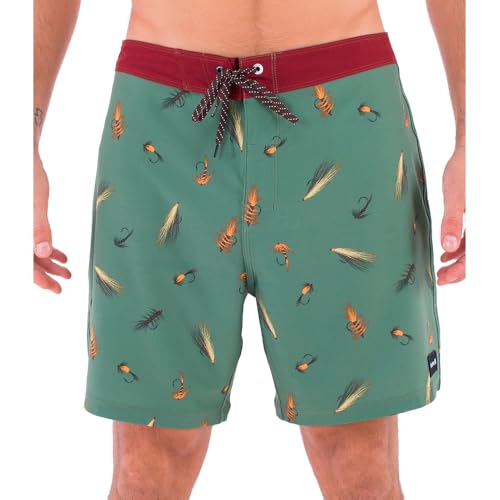 Hurley Men's Phantom-ECO Classic 18" Board Shorts, MALVERDE, 42 von Hurley