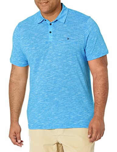 Hurley Men's Stiller 3.0 Polo Short Sleeve T-Shirt, Ultra Marine Blue, X-Large von Hurley