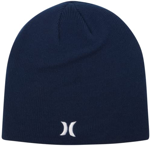 Hurley Herren M Icon Staple Beanie Hat, Obsidian, Einheitsgröße von Hurley