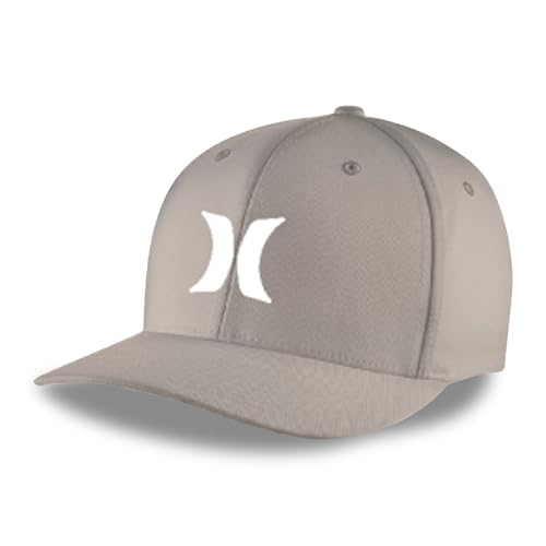 Hurley OAO Stretchfitted Cap Basecap Baseballcap Fullcap Herren - mit Schirm Sommer Frühling-Sommer - L/XL (58-61 cm) beige von Hurley