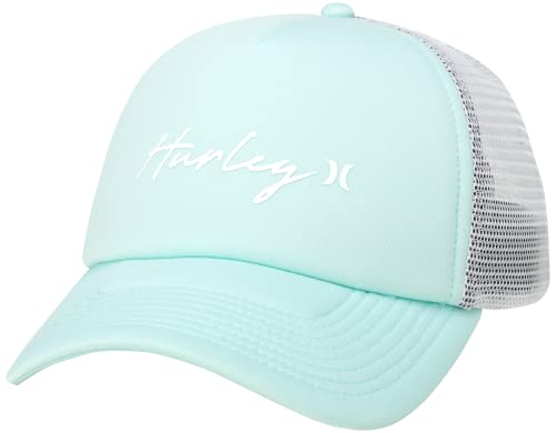 Hurley Women's Baseball Cap - Icon Snap-Back Trucker Hat, Size One Size, Jade Aura von Hurley