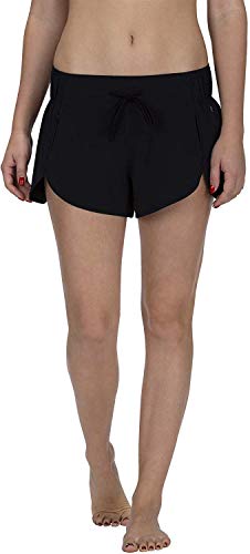 Hurley Womens Aquas Solid 2.5' Boardshort Board-Shorts, Black, M von Hurley