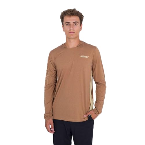 Langärmeliger Rashguard Männer - H2O Dri Atticus II UPF Hooded von Hurley