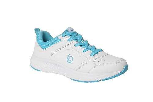 Hurry Jump Damen Sneaker Schuhe Arbeitsschuhe Damen Krankenschwester Schuhe Sneaker Damen Weiß und Türkis - 38 EU Hurry Jump Damen Sneaker Schuhe Arbeitsschuhe Damen Krankenschwester Schuhe Sneaker Damen Weiß und Türkis - 38 EU von Hurry Jump