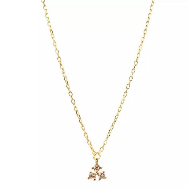 Hurtig Lane Vistosa Trio Gold Necklace - Kette von Hurtig Lane