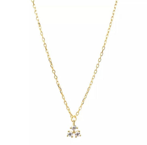 Hurtig Lane Vistosa Trio Gold Necklace - Kette von Hurtig Lane