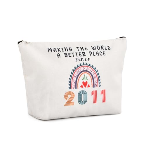 13. Geburtstag MäDchen Kosmetiktasche 13 Geburtstag MäDchen FedermäPpchen Reisetasche 13-JäHriges MäDchen Geschenke Zum 13 Geburtstag MäDchen Weiches Futter von Husalsea