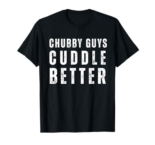 Lustige mollige Jungs kuscheln mit besserem Ehemann, Freund, Humor T-Shirt von Husband Boyfriend Humor
