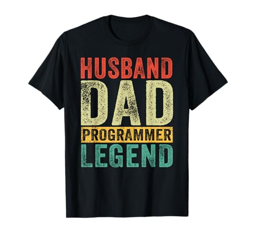 Herren-Programmierer für Ehemann, Vatertag, Vintage-Stil T-Shirt Herren-Programmierer für Ehemann, Vatertag, Vintage-Stil T-Shirt von Husband Dad Programmer Legend