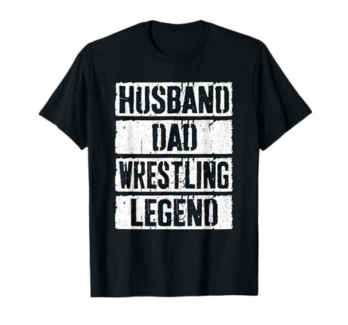 Ehemann Papa Wrestling Legend Shirt Herren Wrestler Vatertag T-Shirt Ehemann Papa Wrestling Legend Shirt Herren Wrestler Vatertag T-Shirt von Husband Dad Wrestling Legend Shirts