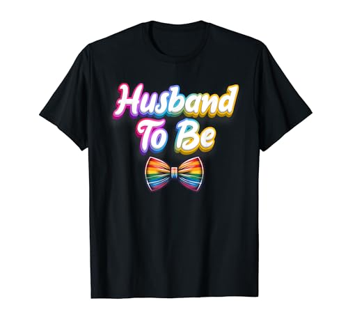 Ehemann wird LGBT-Regenbogen Gleiche Homosexuelle Hochzeit Ehemann Männer T-Shirt Ehemann wird LGBT-Regenbogen Gleiche Homosexuelle Hochzeit Ehemann Männer T-Shirt von Husband To Be Gay Wedding Husband Men Apparel