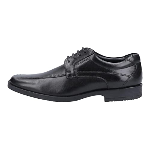 Hush Puppies Brandon Schuluniform-Schuh für Herren, Schwarz , 44 EU von Hush Puppies