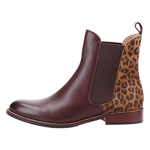 Hush Puppies Damen Chloe Stiefelette, Leopard, 37 EU von Hush Puppies