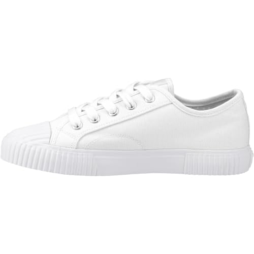 Hush Puppies Damen Freya Canvas Trainer, weiß, 36 EU Hush Puppies Damen Freya Canvas Trainer, weiß, 36 EU von Hush Puppies