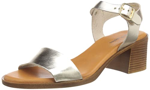 Hush Puppies Damen Gabby Sandale mit Absatz, Gold, 41.5 EU Hush Puppies Damen Gabby Sandale mit Absatz, Gold, 41.5 EU von Hush Puppies