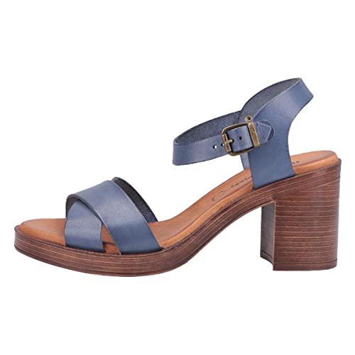 Hush Puppies Damen Georgia Heeled Sandale mit Absatz, blau, 39 EU von Hush Puppies