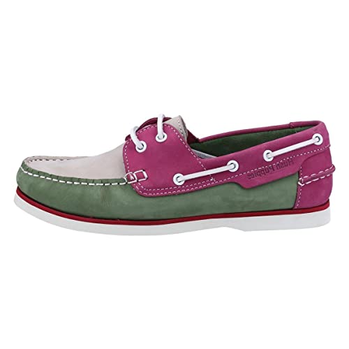 Hush Puppies Damen Hattie Bootsschuh, Grün, Rosa, Grau, 39 EU von Hush Puppies