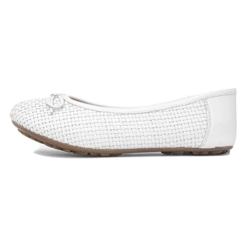 Hush Puppies Damen Janelle Gewebt Ballerinas, weiß, 43 EU von Hush Puppies