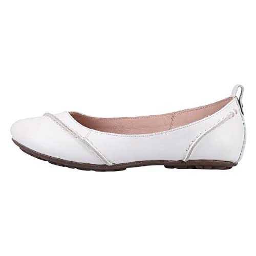 Hush Puppies Damen Janessa Ballerinas, weiß, 37 EU von Hush Puppies