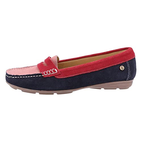 Hush Puppies Damen Margot Multi Loafer Slipper, Rot Rosa Marineblau, 39 EU von Hush Puppies