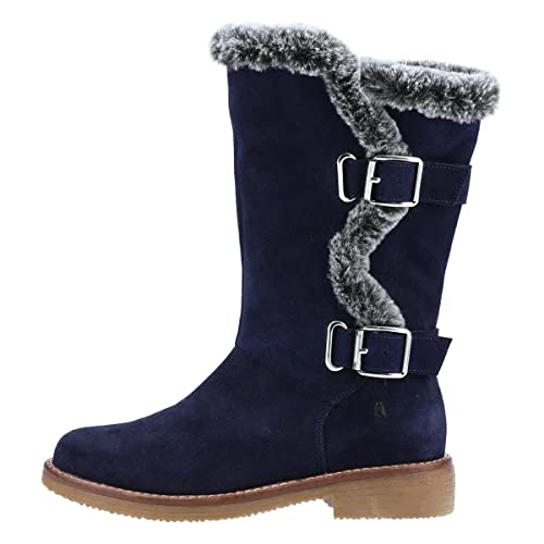 Hush Puppies Damen Megan Halblange Stiefel, Navy, 40.5 EU von Hush Puppies