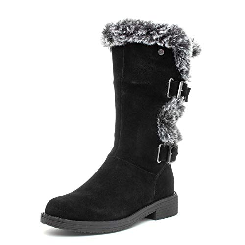 Hush Puppies Damen Megan Halblange Stiefel, Schwarz, 41 EU Hush Puppies Damen Megan Halblange Stiefel, Schwarz, 41 EU von Hush Puppies