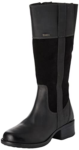 Hush Puppies Damen Samara Kniehohe Stiefel, Schwarz, 40.5 EU von Hush Puppies