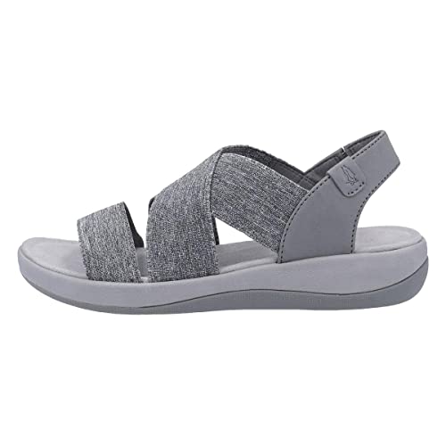 Hush Puppies Damen Sophia Sandal Fischersandale, grau, 39 EU von Hush Puppies