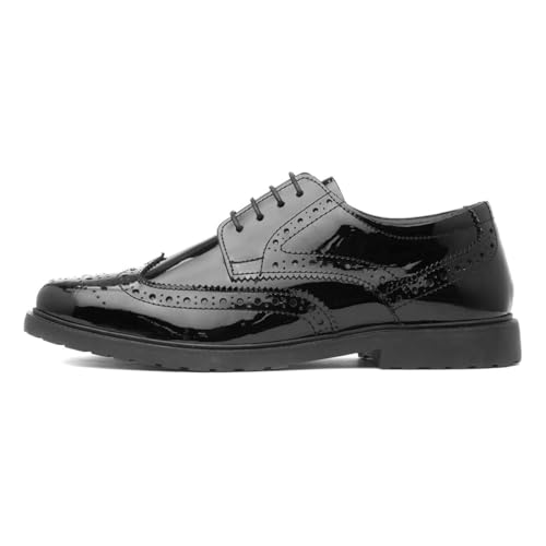 Hush Puppies Damen Verity Brogue Oxford, Schwarz, 37 EU von Hush Puppies