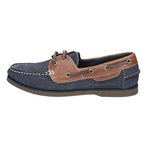 Hush Puppies Henry, Herren Segelschuhe, Blue (Blue (Blue/Tan Blue/Tan) Blue/Tan), 42 EU (8 UK) von Hush Puppies