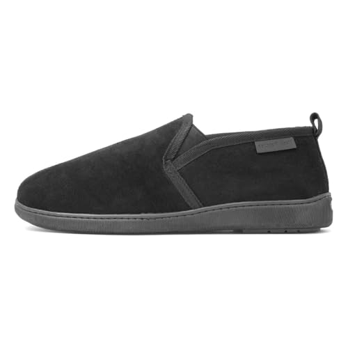 Hush Puppies Herren Arnold Hausschuh, Schwarz, 43 EU von Hush Puppies