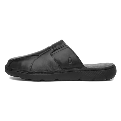 Hush Puppies Herren Carson Mule Schiebe-Sandalen, Schwarz, 42 EU von Hush Puppies