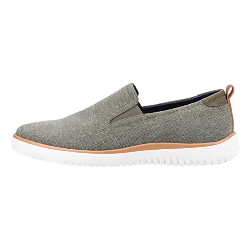 Hush Puppies Herren Danny Slip on Sneaker, Khaki, 39.5 EU von Hush Puppies